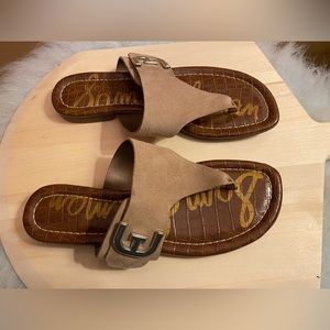 Sam Edelman Barry Suede Flat Sandals Size 6.5